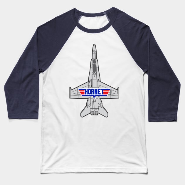 F/A-18A/B Hornet Baseball T-Shirt by MBK